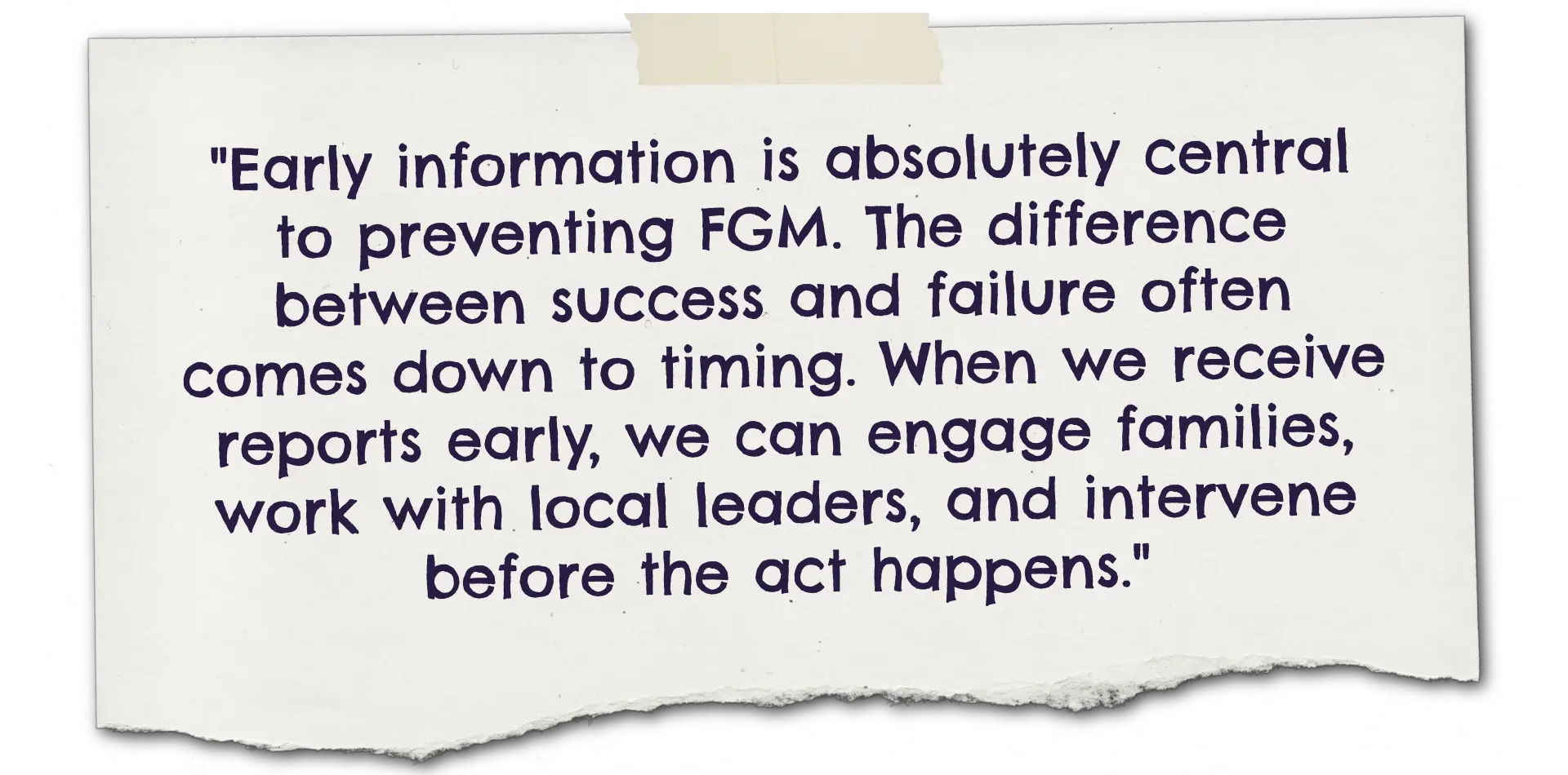 Maina's Quote